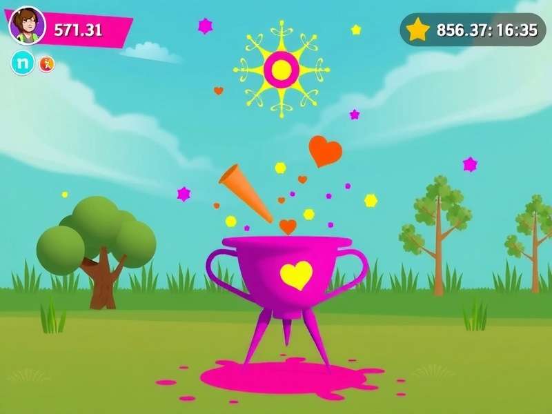 Radiant Holi Party Game Screenshot